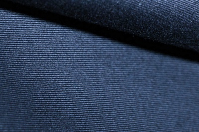 Ткань костюмная 8874/3, цвет темно-синий, 100% полиэфир - купить в Томске. Цена 433.60 руб.