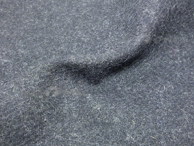 Ткань костюмная п/шерсть №2096-2-2, 300 гр/м2, шир.150см, цвет т.серый - купить в Томске. Цена 517.53 руб.