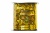 Пайетки "ОмТекс" на нитях, SILVER SHINING, 6 мм F / упак.91+/-1м, цв. 48 - золото - купить в Томске. Цена: 356.19 руб.