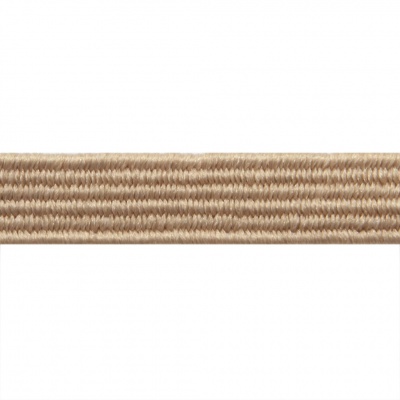 Резиновые нити с текстильным покрытием, шир. 6 мм ( упак.30 м/уп), цв.- 97-бежевый - купить в Томске. Цена: 152.05 руб.