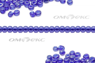 Бисер (TL) 11/0 ( упак.100 гр) цв.108 - синий - купить в Томске. Цена: 44.80 руб.