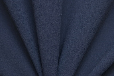 Костюмная ткань с вискозой "Бриджит", 210 гр/м2, шир.150см, цвет т.синий - купить в Томске. Цена 570.73 руб.