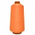Нитки текстурированные некручёные 457, намот. 15 000 м, цвет оранжевый - купить в Томске. Цена: 204.10 руб.