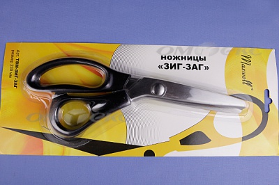 Ножницы ЗИГ-ЗАГ "MAXWELL" 230 мм - купить в Томске. Цена: 1 041.25 руб.