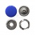 Кнопка рубашечная (закрытая) 9,5мм - эмаль, цв.168 - голубой - купить в Томске. Цена: 4.77 руб.