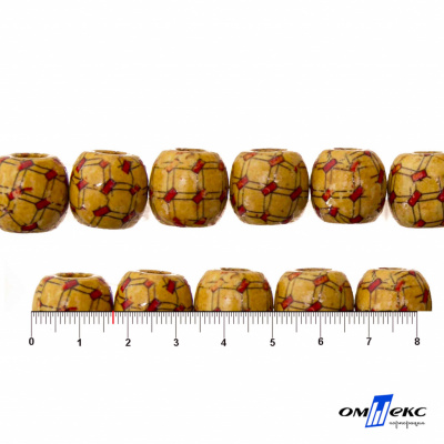 0189-Бусины деревянные "ОмТекс", 17 мм, упак.50+/-3шт - купить в Томске. Цена: 83.66 руб.
