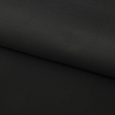 Костюмная ткань с вискозой "Меган", 210 гр/м2, шир.150см, цвет чёрный - купить в Томске. Цена 378.55 руб.