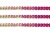 Пайетки "ОмТекс" на нитях, CREAM, 6 мм С / упак.73+/-1м, цв. 89 - розовый - купить в Томске. Цена: 468.37 руб.