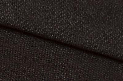 Ткань джинсовая №96, 160 гр/м2, шир.148см, цвет чёрный - купить в Томске. Цена 350.42 руб.