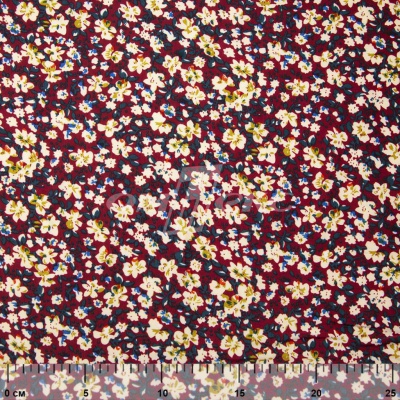 Плательная ткань "Софи" 5.1, 75 гр/м2, шир.150 см, принт растительный - купить в Томске. Цена 241.49 руб.