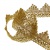 Тесьма металлизированная 0384-0240, шир. 40 мм/уп. 25+/-1 м, цвет золото - купить в Томске. Цена: 490.74 руб.