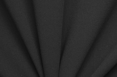 Костюмная ткань с вискозой "Бриджит", 210 гр/м2, шир.150см, цвет чёрный - купить в Томске. Цена 564.96 руб.
