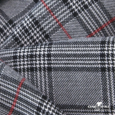 Ткань костюмная "Клер" 80% P, 16% R, 4% S, 200 г/м2, шир.150 см,#10 цв-серый/красный - купить в Томске. Цена 412.02 руб.