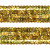 Тесьма с пайетками D16, шир. 20 мм/уп. 25+/-1 м, цвет золото - купить в Томске. Цена: 778.19 руб.