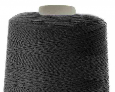 Швейные нитки (армированные) 28S/2, нам. 2 500 м, цвет чёрный - купить в Томске. Цена: 139.91 руб.