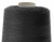 Швейные нитки (армированные) 28S/2, нам. 2 500 м, цвет чёрный - купить в Томске. Цена: 139.91 руб.