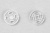 Кнопки пришивные пластиковые 11,5 мм, блистер 24шт, цв.-прозрачные - купить в Томске. Цена: 59.44 руб.