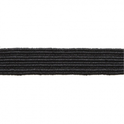 Резинка продежка С-52, шир. 7 мм (20 шт/10 м), цвет чёрный - купить в Томске. Цена: 1 338.93 руб.