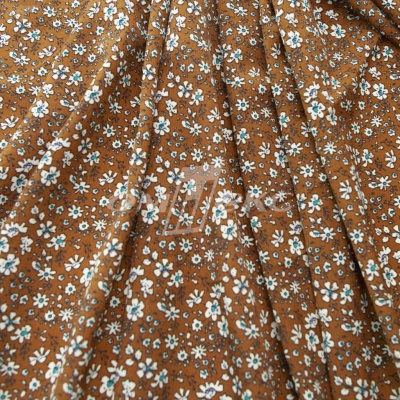 Плательная ткань "Фламенко" 11.1, 80 гр/м2, шир.150 см, принт растительный - купить в Томске. Цена 239.03 руб.