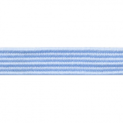 Резиновые нити с текстильным покрытием, шир. 6 мм ( упак.30 м/уп), цв.- 108-голубой - купить в Томске. Цена: 155.22 руб.