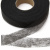 Прокладочная лента (паутинка) DF23, шир. 25 мм (боб. 100 м), цвет чёрный - купить в Томске. Цена: 2.10 руб.