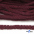 Шнур плетеный d-6 мм круглый, 70% хлопок 30% полиэстер, уп.90+/-1 м, цв.1070-бордовый - купить в Томске. Цена: 588 руб.